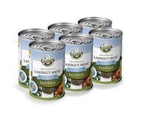 Bellfor Landgut-Menu Junior Hypoallergénique Aliment Humide avec Insectes pour Chiots 6 x 400 g, Idéal pour L'alimentation des Chiens en Croissance