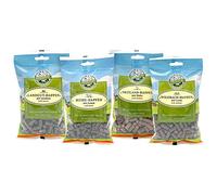 Bellfor Mélange 4 Friandises Douces pour Chiens sans Céréales, Riches en Viande et Oméga-3 - Happen : Freiland + Heide + Wildbach + Landgut - 4x200g