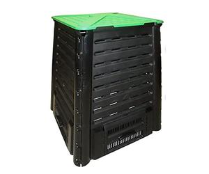 Belli 0887 4 Composteur Compos'Fast 600 L Noir/Vert 77 x 122 cm