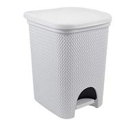 Belli&FORTI Poubelle en polypropylène, blanc, moyen