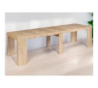 Belli - Table Console Extensible En Bois - 3 M Marron