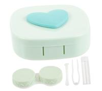 BELLIFFY 1 Lot D'étuis à Lentilles De Contact Étanches Porte-lentilles Portable Boîte De Rangement Compacte pour Voyages Et Hygiène Accessoire Pratique pour Lentilles Cosmétiques