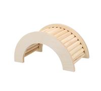 BELLIFFY 1 Pc échelle d'escalade pour Hamster Jouet Rampant échelle de Tortue Pont de Rat Jouets Ladder Accessoire Cage Rongeur drôle de Pont en Bois Petit Pont de montée des Oiseaux Green