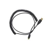 BELLIFFY 1 pièce Câble USB Type C Spiralé pour Clavier Mécanique Accessoire Durable Conception Rétractable et Stabilité