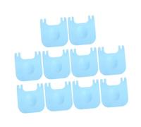 BELLIFFY 10 Pièces Clips de Fixation pour Cage à Animaux Boucles de Sécurisation pour Cages de Animal Accessoires de Rangement Chic Élégants Couleur