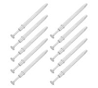 BELLIFFY 10 Pièces Outil de Ramassage Électronique Stylo à Griffes pour Petites Vis et Composants Pince Antistatique Argentée pour Assemblage et Maintenance de Précision