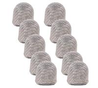 BELLIFFY 10 Pièces Pointe de Stylet Capacitif en Fibre Argentée Légère, Remplacement Portable pour Stylet Tablette, Conseils pour Écran Tactile