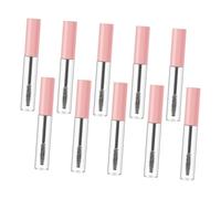 BELLIFFY 10 pièces Tubes Mascara Vides Recharges pour Colle Rehaussement Cils et Crème Cils Flacons Cosmétiques Pratiques pour Débutants et Usage Quotidien Rose