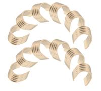 BELLIFFY 100 Clips de Fixation en Cuivre pour Courroie de Distribution Ouverte D’imprimante 3d - Connecteur de Boucle Métallique Léger et Antidérapant - Ensemble de Clips pour Réparation