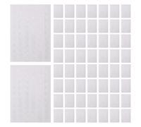 BELLIFFY 100 Feuilles Lot de Autocollants Coins Photos Blancs Transparents pour Scrapbooking Coins Adhésifs Vintage pour Albums DIY Protège-Photos pour Journaux et Projets Créatifs