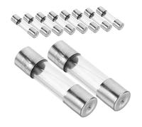 BELLIFFY 100pièces Fusible Verre Pour Circuits Rapides Remplacement Fiabilité Pour Lumières De Noël Et Guirlandes Lot Protection