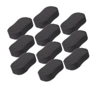 BELLIFFY 10pièces Éponge à Cheveux Mousse Pour Hommes De Brosse Pour Boucles Et Frisottis Utilisation à Domicile Et Salon Couleur Noire