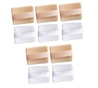 BELLIFFY 10pièces Éponge à Maquillage Avec Pour Et Minérales Douce Et Lavable Outil Pratique Pour Fond De Teint Et Secs