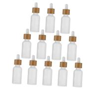 BELLIFFY 12 Pièces flacon compte-gouttes mini flacon de parfum liquide portatif compte-gouttes liquide bouteille verre flacon de voyage flacons distributeurs flacons compte-gouttes Un verre