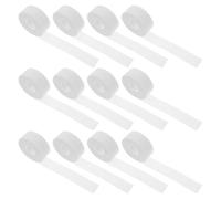 BELLIFFY 12 Rouleaux Coussinets Adhésifs Anti-Transpiration pour Col de Chemise 2,5 CM X 5 M, Protège-Cols Invisibles et Découpables, Lot de 12 Rouleaux Blancs, Absorbants pour Manteaux et