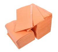 BELLIFFY 125pièces Tapis De Manucure Pour Nappe De Salon De Tapis De Nettoyage Et Pratique Pour Nail Art Orange