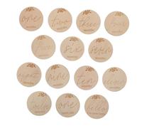 BELLIFFY 14pièces Mensuelles pour Accessoires Photo pour Annonce De Naissance Et Événements Décoration Unisexe pour Parents Et Nouveaux-