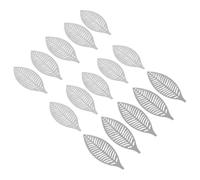 BELLIFFY 15 Pièces Feuilles Décoratives en Fer Style Nordique, pour Mur