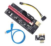BELLIFFY 1ensemble Adaptateur Pcie Riser pour Graphics Card Carte Extension Professionnelle avec Alimentation Pci