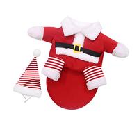 BELLIFFY 1ensemble Costume De Noël pour Chien De Vêtements Animaux Joyeux Et Amusants Cape pour Chien XL pour Occasions Spéciales Photos