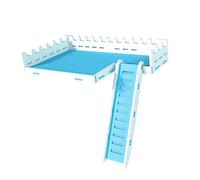 BELLIFFY 1ensemble Échelle pour Hamster Jouet De pour Petits Animaux Créez Un De Joyeux Et Sain Accessoire pour Cage De Hamster Blanc