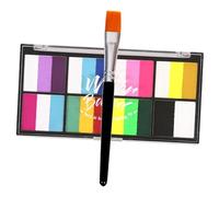 BELLIFFY 1ensemble Kit De Peinture Aquarelle Ensemble De Pour Cosplay Peinture à Thème Festival Facile à Utiliser Et Sûr Pour Peau