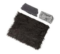 BELLIFFY 1ensemble Photographie Né Couvre-garçon Fille Couverture Et Bandeau Accessoires Photo pour Garçon Fille Adorable pour Et Séances Photos
