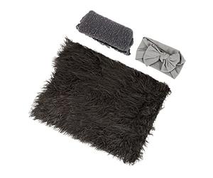 BELLIFFY 1ensemble Photographie Né Couvre-garçon Fille Couverture Et Bandeau Accessoires Photo pour Garçon Fille Adorable pour Et Séances Photos
