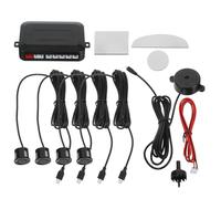 BELLIFFY 1ensemble Système Radar de Recul Voiture Capteurs Aide Stationnement Arrière avec Alarme Sonore pour Automobiles Noir