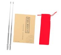 BELLIFFY 1paire Dowsing Rods Acier Inoxydable Flexible pour Radiesthésie Et Détection Eau Outils De Mesure Divination