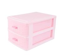 BELLIFFY 1pièce Boîte De Rangement à Deux Couches Pour Cosmétiques Et Bijoux Organisateur De Bureau Pratique Pour Étudiants Et Jeunes Filles Design