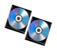 BELLIFFY 2 Coffrets de Disques CD-r et DVD Vierges Enregistrables 700 Mo 4,7 Go avec Boîtiers Cristal, Supports D’Enregistrement Polyvalents pour Musique, Films et Sauvegarde à Domicile