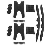 BELLIFFY 2 Ensembles Kit de Coussinets Mousse pour Casque de Cyclisme Doublure Respirante Absorbant la Transpiration Rembourrage Intérieur Amovible et Lavable pour Confort et Hygiène Lors