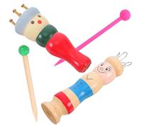 BELLIFFY 2 ensembles Kit Tricotin Manuel Bois Rouge et Blanc Tricoteuse Française Débutants pour Bracelets DIY Rapide et Facile à Utiliser pour Tissage Cordons Artisanaux Couleur Aléatoire