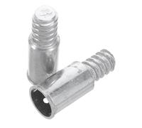 BELLIFFY 2 pièces Adaptateur Fileté Alliage Aluminium pour Manche de Balai et Mop Connecteur Robuste Compatible Tige Métallique Prolongateur pour Nettoyage Maison et Professionnel