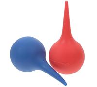 BELLIFFY 2 pièces Ampoules Auriculaires Caoutchouc Souple pour Nettoyage Manuel des Oreilles Embouts Sûrs et Confortables pour Élimination Du Cérumen Outils Pratiques de Lavage et