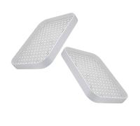 BELLIFFY 2 Pièces Bac à Litière pour Lapin et Petits Animaux Bac Angle Plastique Profond pour Cages Pins Cochons Furets et Hérissons Kit pour Apprentissage Propreté