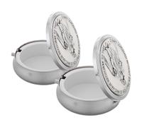 BELLIFFY 2 pièces Boîte à Bijoux Alliage de Zinc pour Première Communion Coffret Mini Catholique Portable pour Chapelet Cadeau Fille et Stockage de Souvenirs Religieux