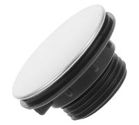BELLIFFY 2 Pièces Cache-trou de Robinet D'évier en Acier Inoxydable Argenté, Design Simple et Étanche, Accessoire Polyvalent Cuisine Moderne