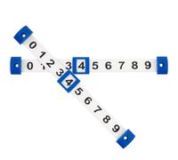 BELLIFFY 2 pièces Compteurs de Score de Football de Table Indicateurs Multi-usages Plastique pour Jeux de Table Football et Autres Jeux de Société