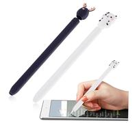 BELLIFFY 2 Pièces Crayon aux Pommes Stylet étui Vache ipencil 2ème génération Etui penien étui en Silicone pour Stylo étui pour Stylo à écran Tactile Gel de silice