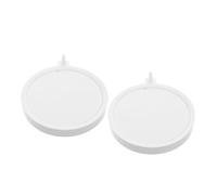 BELLIFFY 2 Pièces Diffuseur Air Aquarium Silencieux Disque Bulles Fines pour Oxygénation Poisson Installation Facile Compatible avec Toutes Pompes à Air et Aquariums