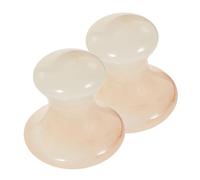 BELLIFFY 2 pièces Outil de Massage Visage Résine Masseur Champignon Ergonomique pour Relaxation Musculaire et Soin Accessoire Beauté Visage Simple