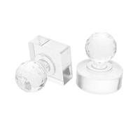 BELLIFFY 2 pièces Outil de Presse Fard à Paupières Double Moule Carré et Rond pour Réparation Poudre Maquillage Compact Blush Sourcils Highlighter Portable