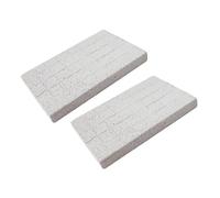 BELLIFFY 2 pièces Pierre de Toilettage pour Petits Animaux Pierre de Lave Naturelle Planche à Griffer pour Soins des Griffes de Lapin Cochon et Enrichissement de Cage