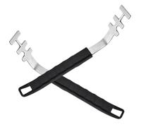 BELLIFFY 2 pièces Pince Barbecue Acier Inoxydable Multifonction Anti-brûlure pour Four et Gril Ouvre-Bouteille Intégré Outil pour Barbecue Extérieur et Cuisine