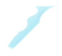 BELLIFFY 2 Pièces Règle De Beauté En Silicone Outil De Modèle D'eye-liner Bouclier De Protection Des Cils Kit De Pochoirs Pour Eye-liner Trousse De Maquillage Bobines Beauté Silicone Blue