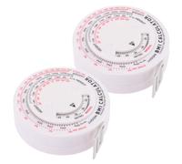 BELLIFFY 2 pièces Ruban BMI pour Mesure Corporelle et Tour de Taille Flexible pour Santé et Fitness à Domicile Hôpital et Centre Médical