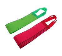 BELLIFFY 2 Pièces serviette de bain collier océan joint universel cintres gommage corporel serviette de gommage outils de nettoyage du corps débarbouillettes pour se doucher polyester