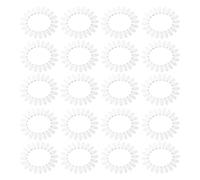 BELLIFFY 20 Présentoirs Ovales Transparents pour Nail Art Roue D’Échantillons Vernis à Ongles 20 Embouts Plateau Plastique pour Manucure Professionnelle Salons Formations et Expositions